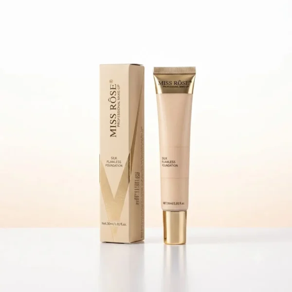 Miss Rose Silk Flawless Liquid Foundation 30ml bottle front view